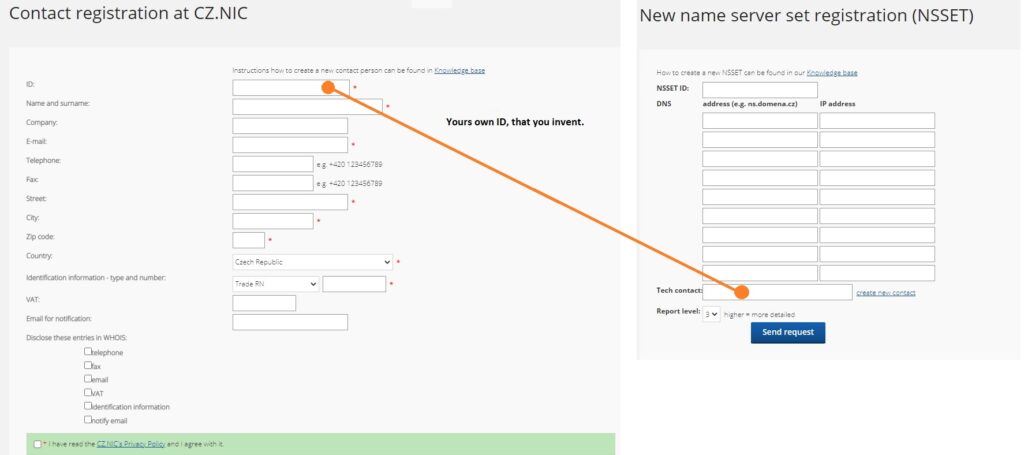 How you can create NSSET for .CZ top level domains