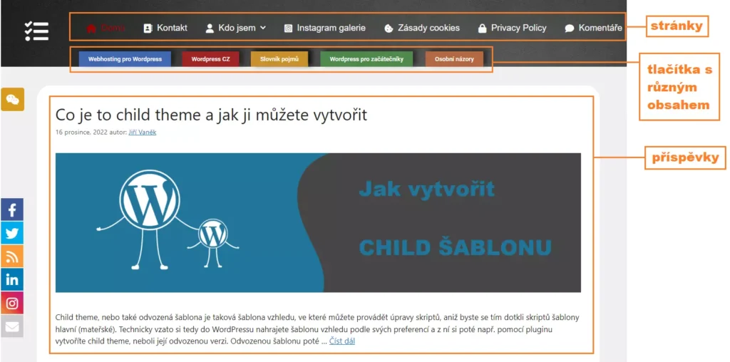 Administrace WordPressu pro začátečníky - Jiří Vaněk