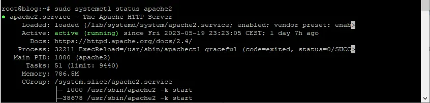 Installation and configuration of Apache on Ubuntu 20.04