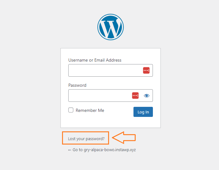 How to solve Loss Of Password For WordPress Administration