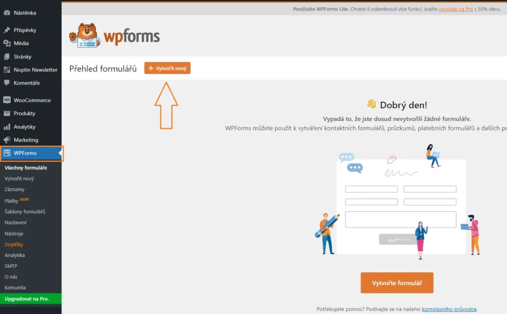 Jak pomocí WPForms vytvořit kontaktní formulář s více příjemci