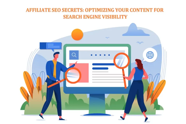 Affiliate SEO Secrets: Optimizing Your Content for Search Engine Visibility