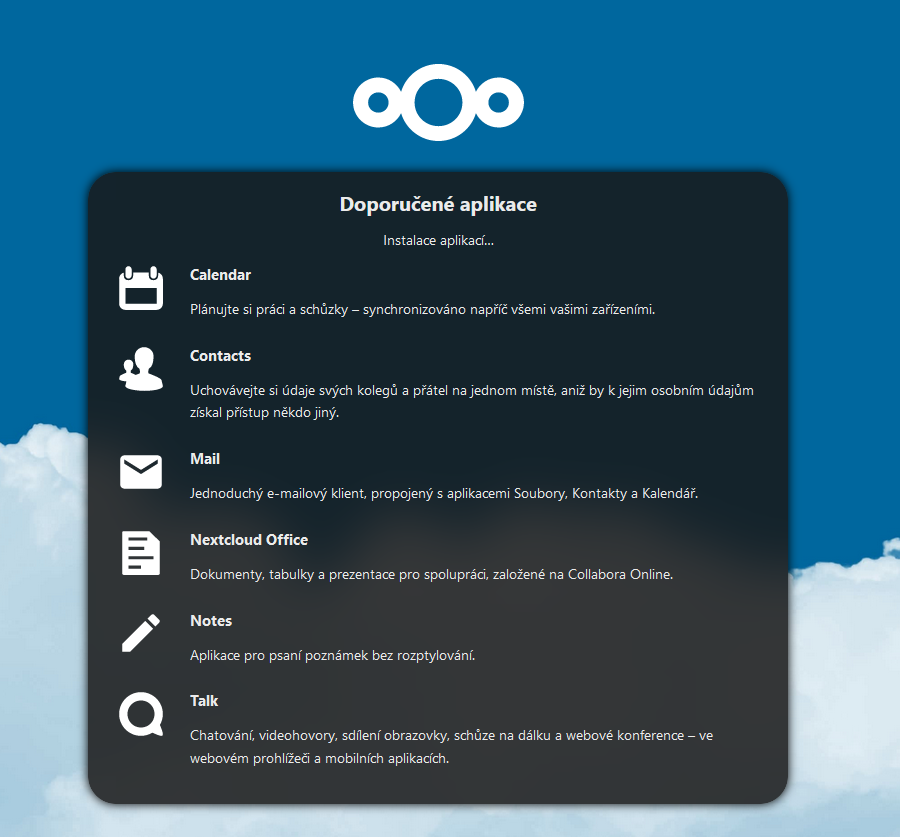 instalace Nextcloud